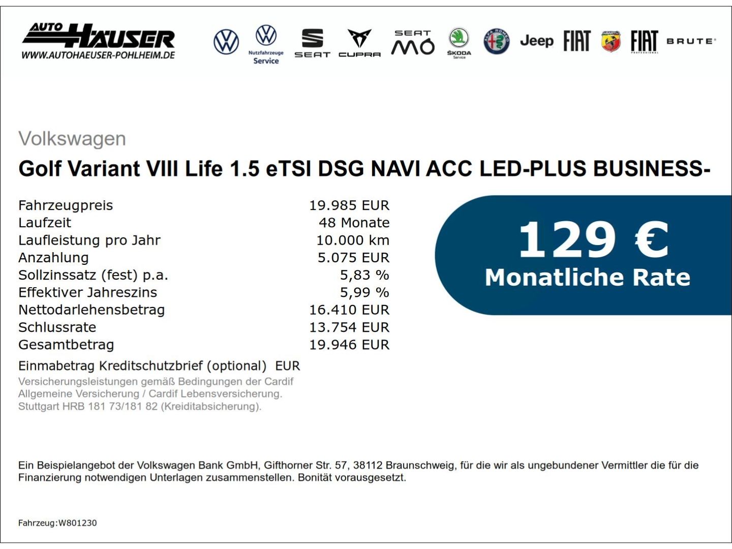 Volkswagen Golf 2023 г. Серебристый, пробег 43327 км