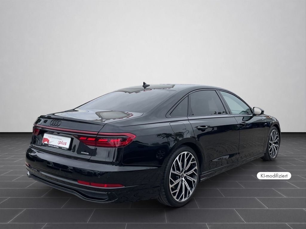 Audi A8 2023 г. Чёрный, пробег 50700 км