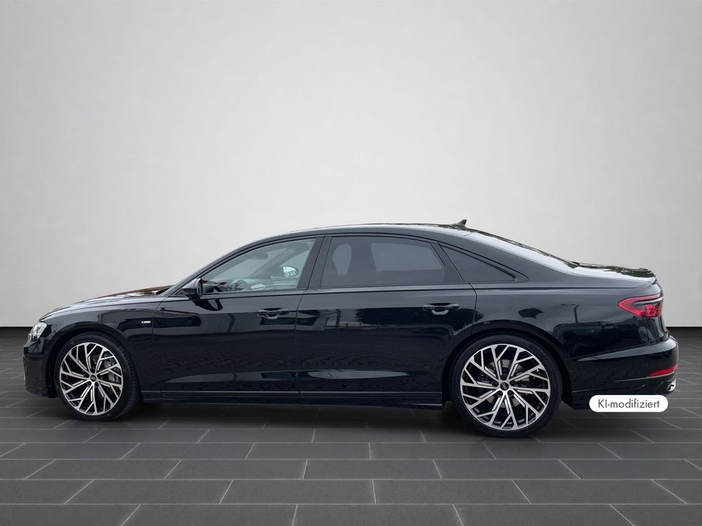 Audi A8 2023 г. Чёрный, пробег 50700 км