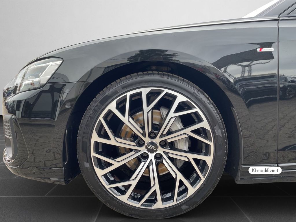 Audi A8 2023 г. Чёрный, пробег 50700 км