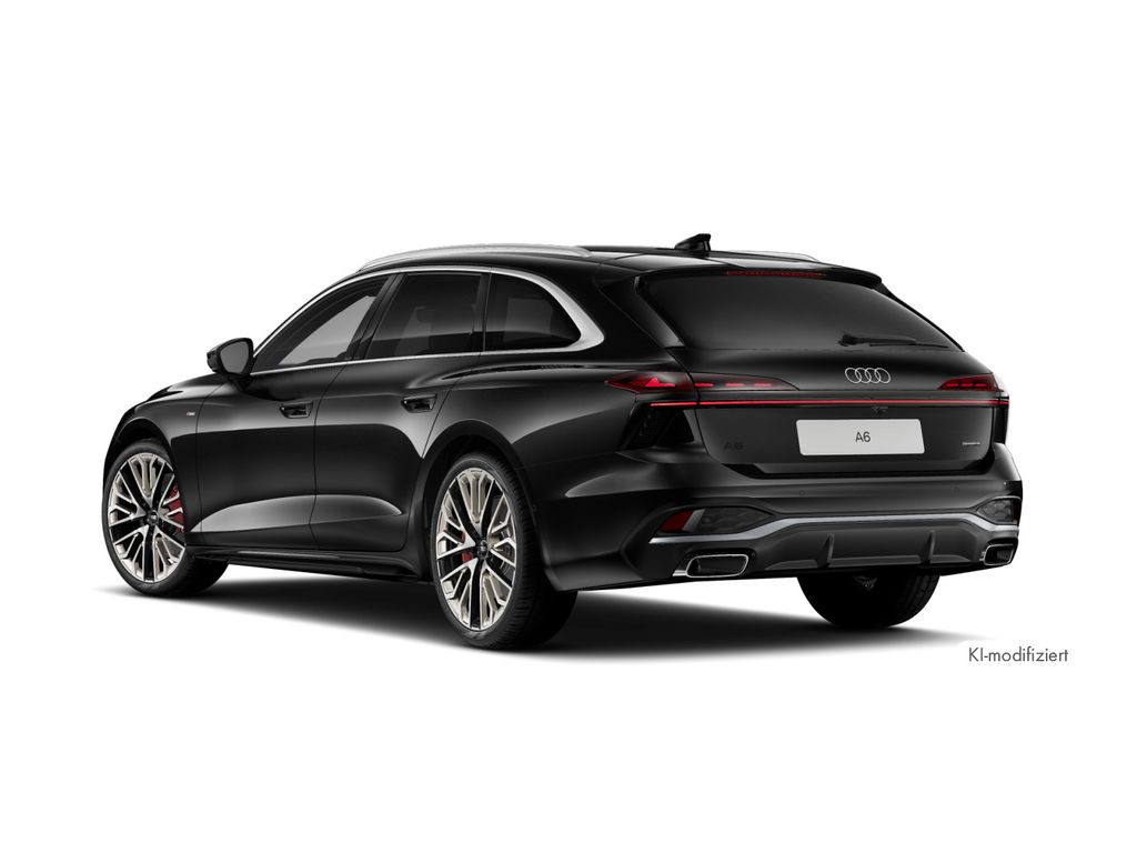 Audi A6 2025 г. Чёрный, пробег 5502 км