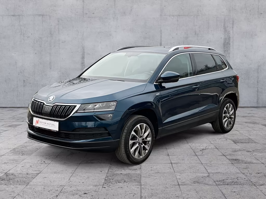 Skoda Karoq 2021 г. Синий, пробег 56546 км