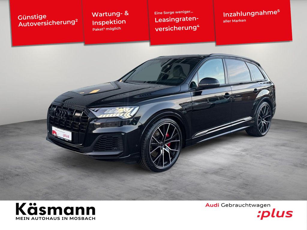 Audi Q7 2024 г. Чёрный, пробег 46404 км