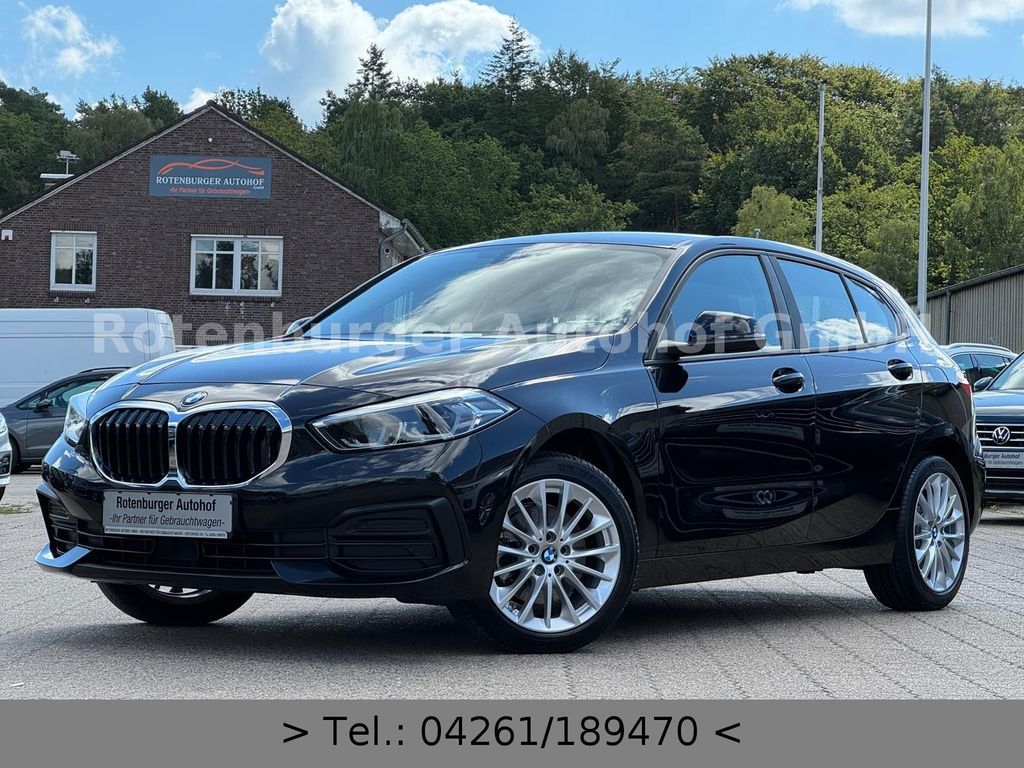 BMW 118 2023 г. Чёрный, пробег 49900 км