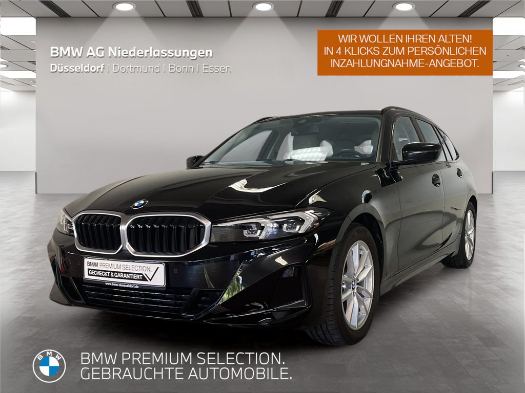 BMW 320 2023 г. Чёрный, пробег 49753 км