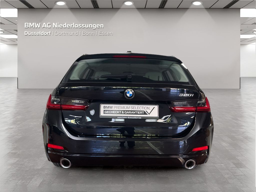BMW 320 2023 г. Чёрный, пробег 49753 км