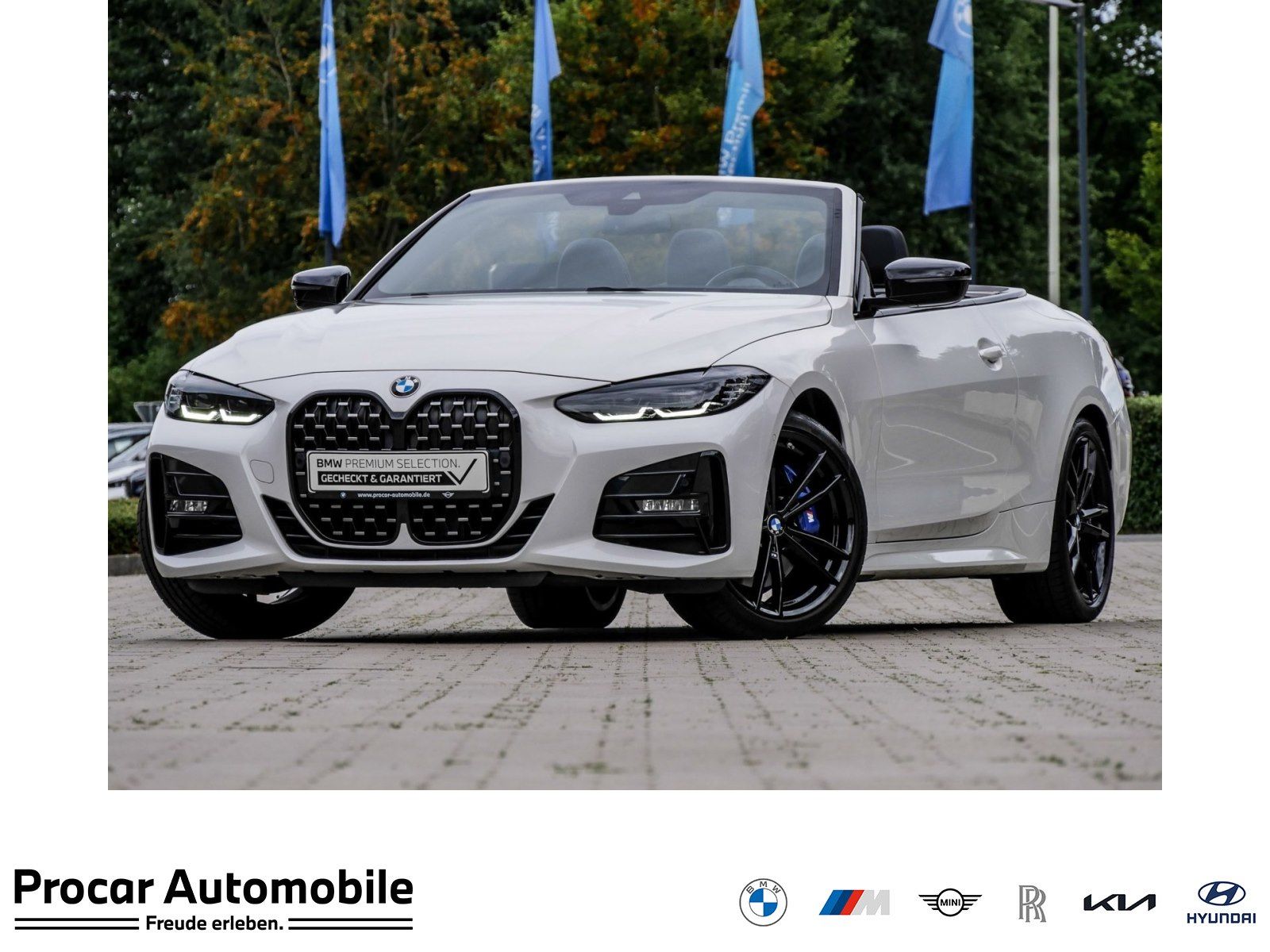 BMW 430 2023 г. Белый, пробег 49275 км