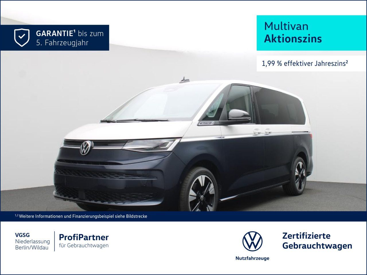 Volkswagen T7 MULTIVAN 2025 г. Синий, пробег 12876 км