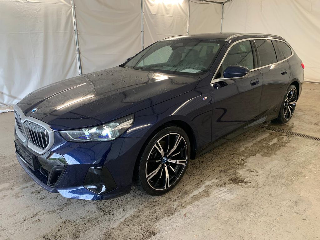 BMW 520 2024 г. Синий, пробег 58100 км