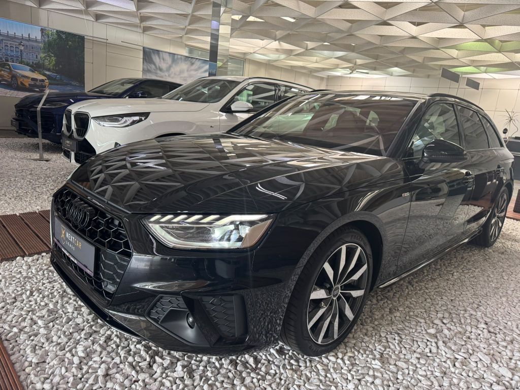 Audi A4 2023 г. Чёрный, пробег 57900 км