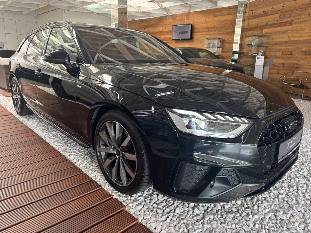 Audi A4 2023 г. Чёрный, пробег 57900 км
