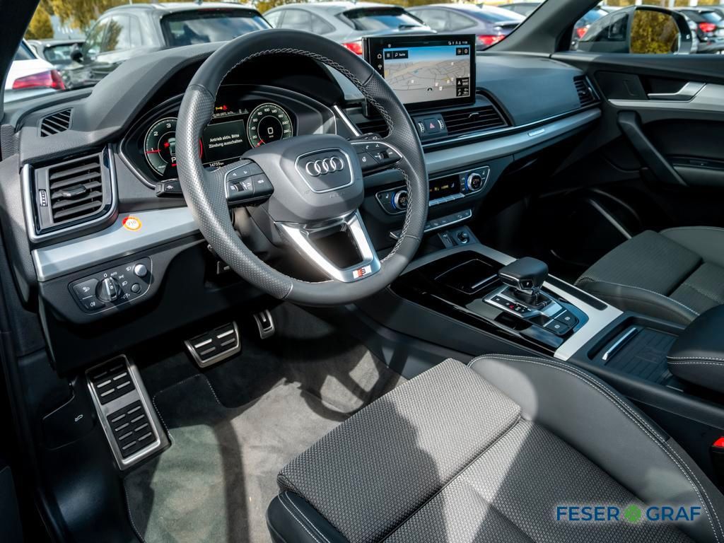 Audi Q5 2025 г. Чёрный, пробег 14734 км