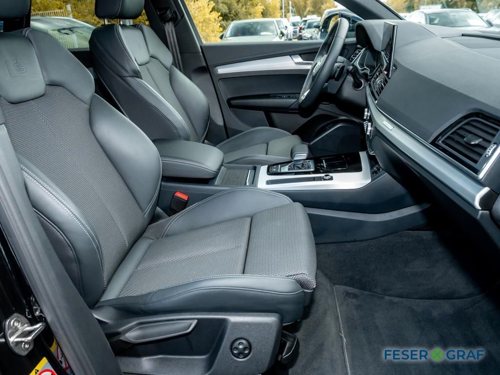 Audi Q5 2025 г. Чёрный, пробег 14734 км