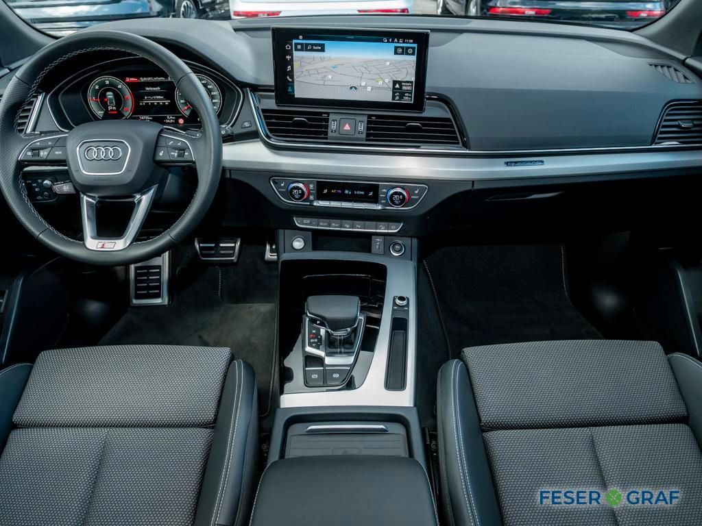 Audi Q5 2025 г. Чёрный, пробег 14734 км