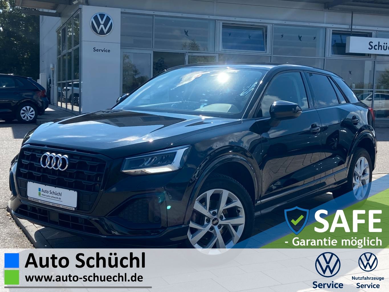 Audi Q2 2023 г. Чёрный, пробег 38744 км