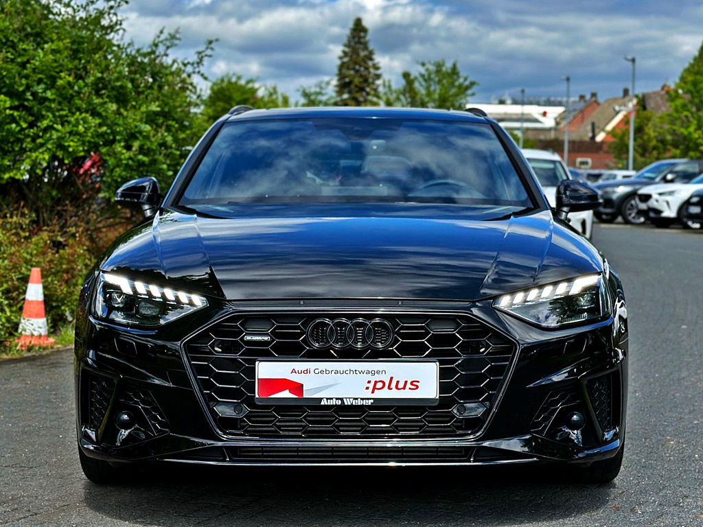 Audi A4 2025 г. Чёрный, пробег 12400 км