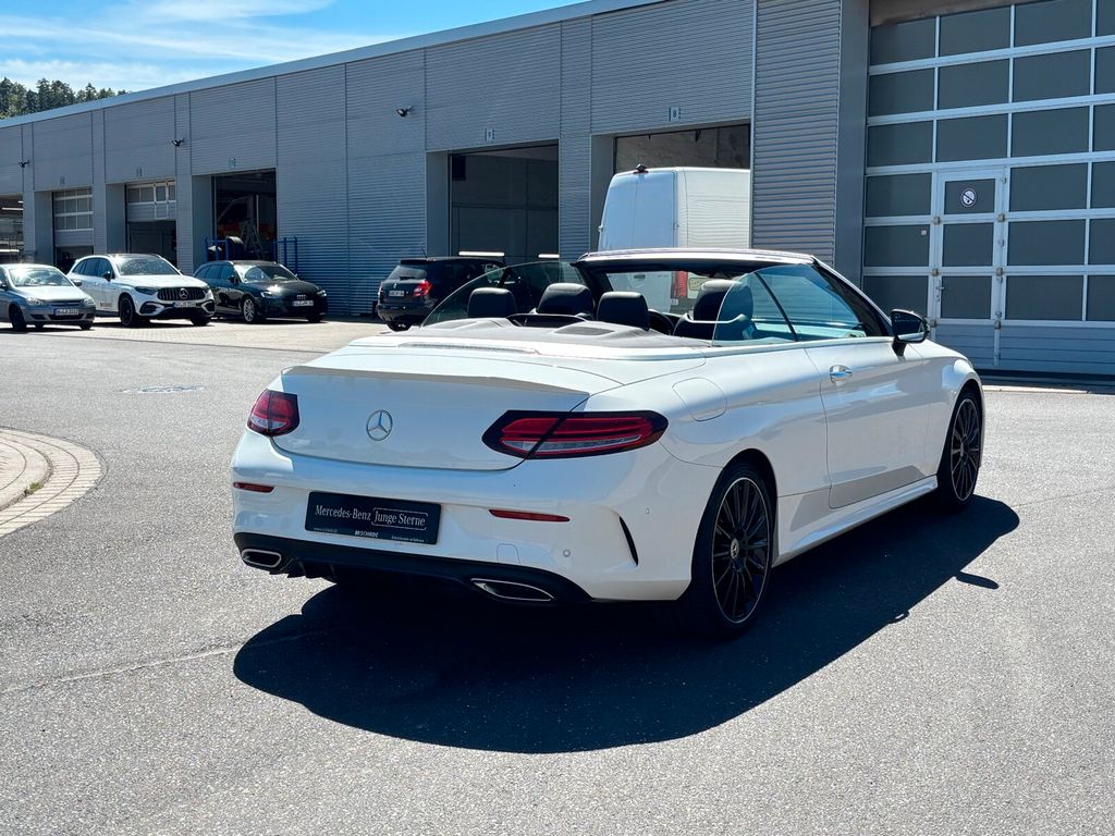 Mercedes-Benz C 220 2022 г. Белый, пробег 54800 км