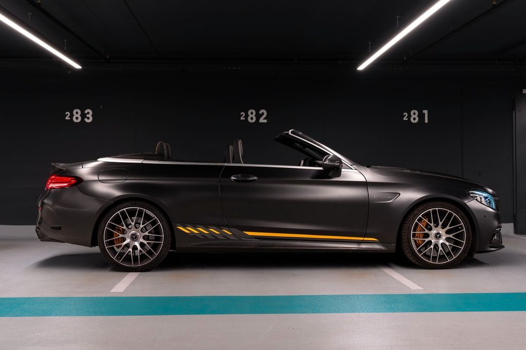 Mercedes-Benz C 63 AMG 2022 г. Чёрный, пробег 43500 км