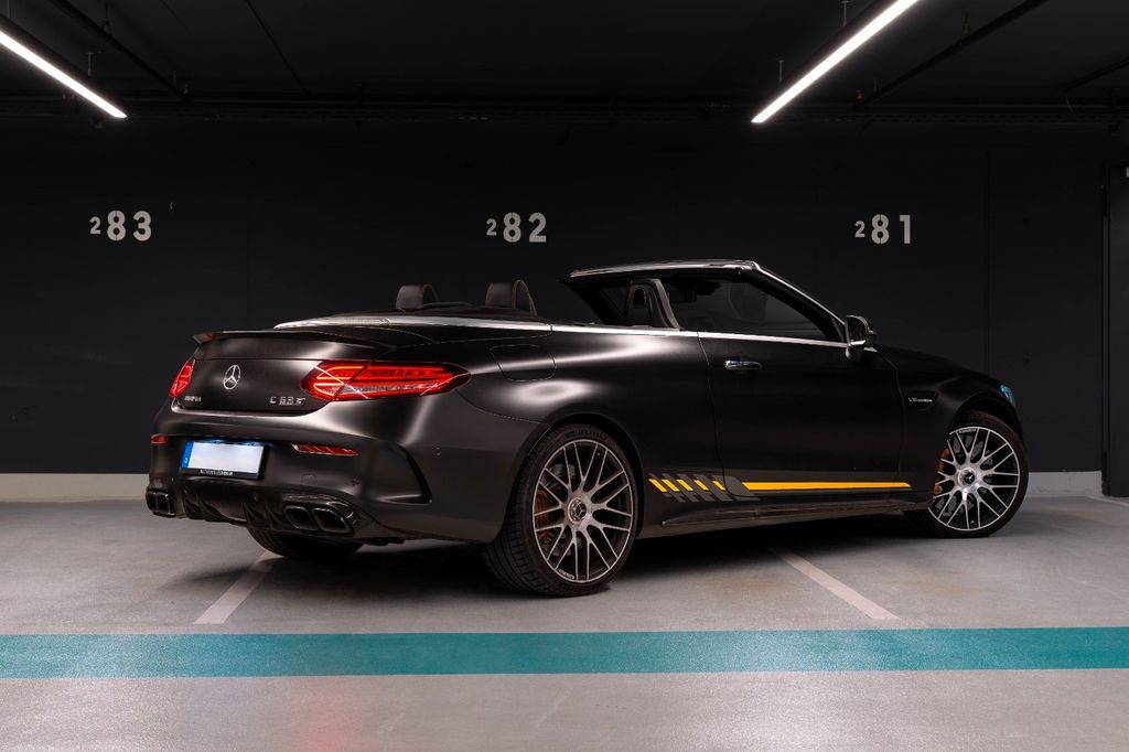 Mercedes-Benz C 63 AMG 2022 г. Чёрный, пробег 43500 км