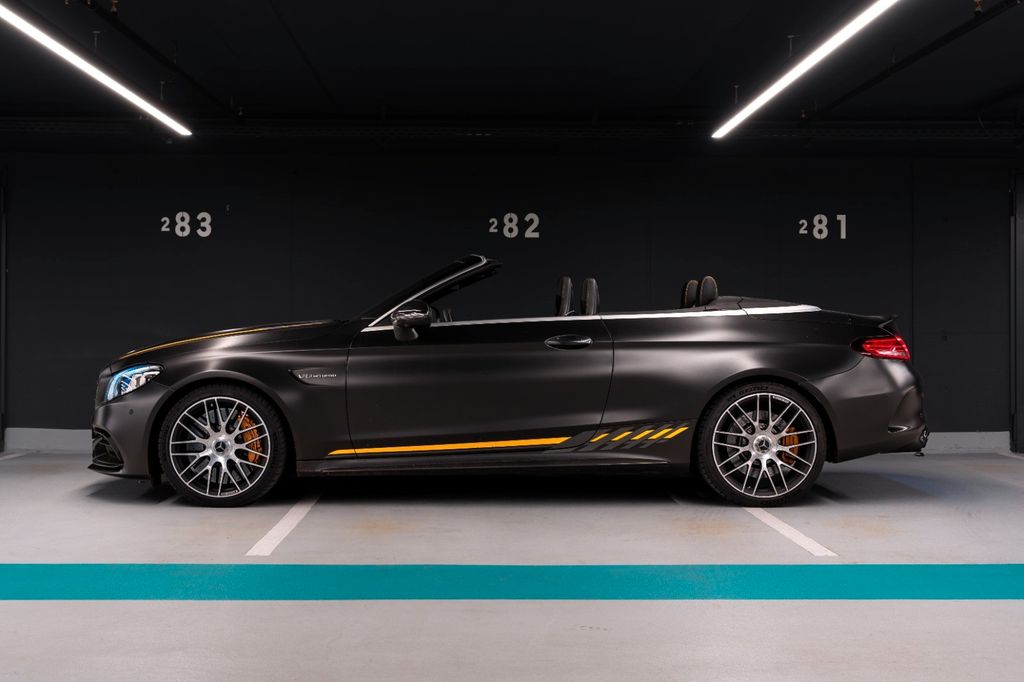 Mercedes-Benz C 63 AMG 2022 г. Чёрный, пробег 43500 км