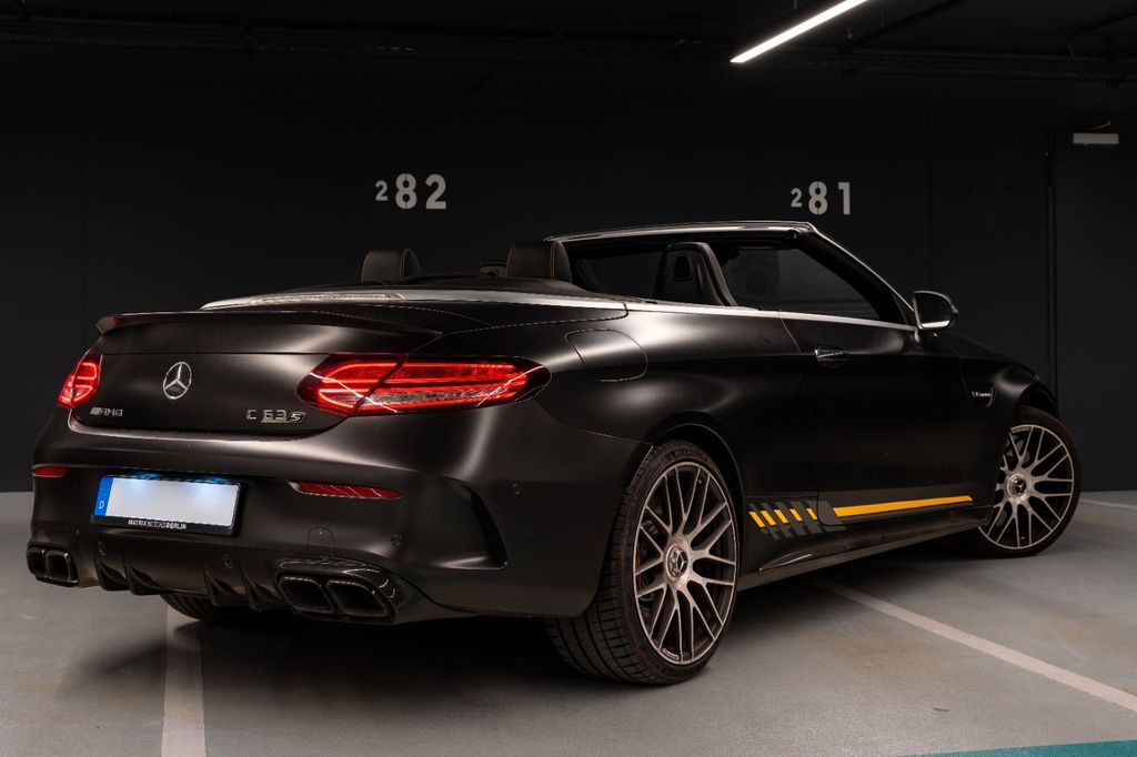 Mercedes-Benz C 63 AMG 2022 г. Чёрный, пробег 43500 км
