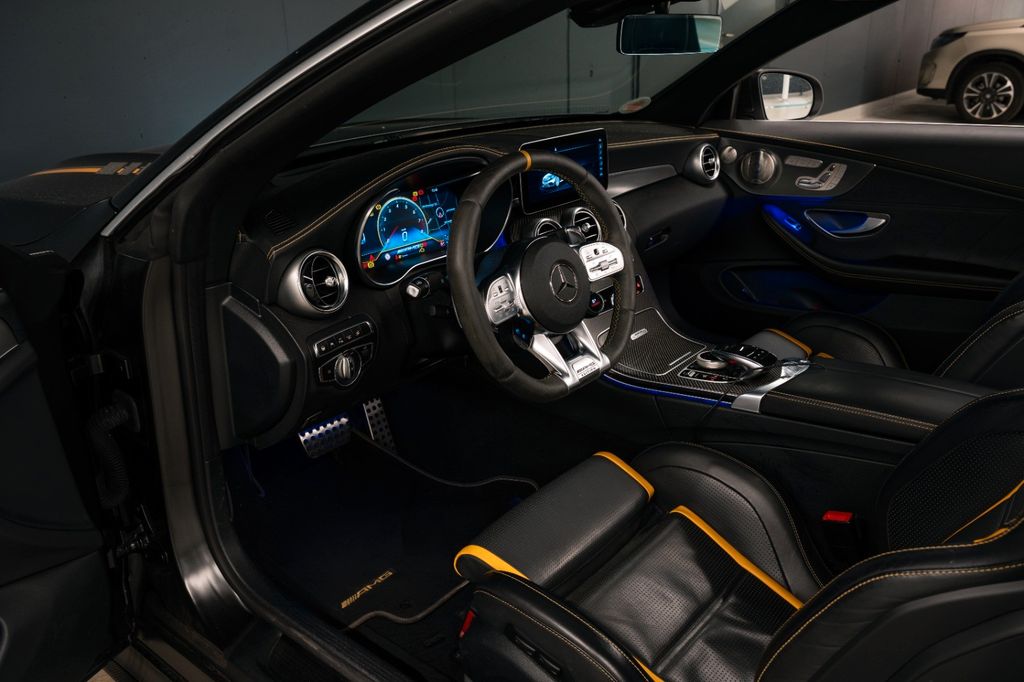 Mercedes-Benz C 63 AMG 2022 г. Чёрный, пробег 43500 км