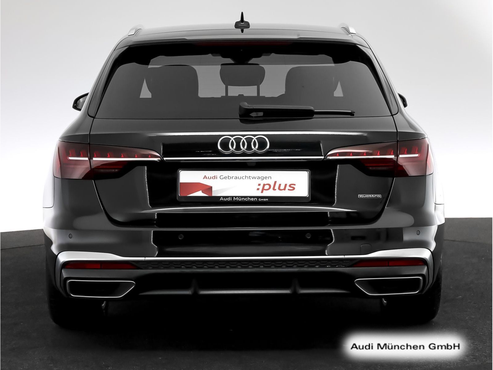 Audi A4 2024 г. Чёрный, пробег 31382 км