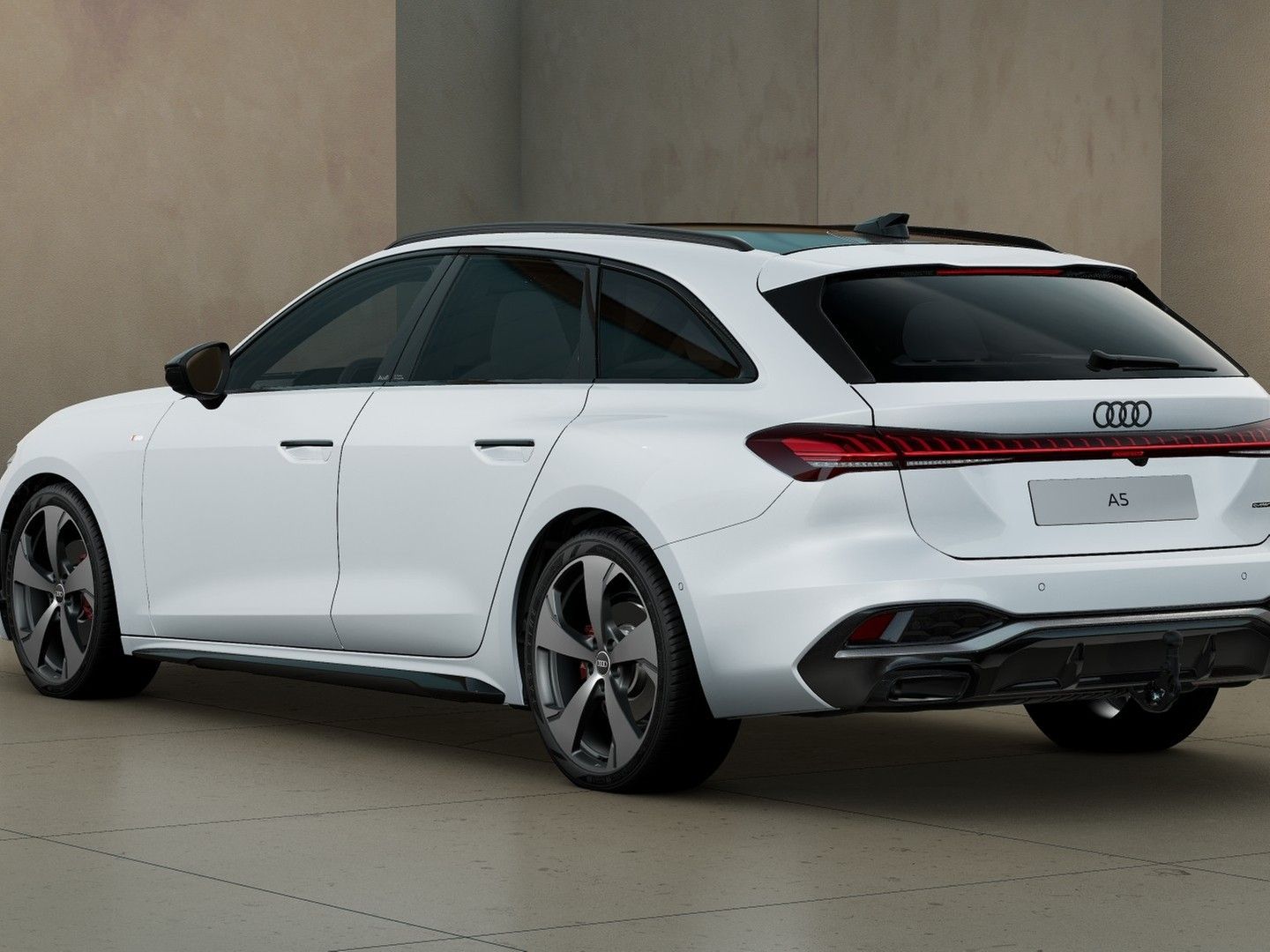 Audi A5 2025 г. Белый, пробег 8300 км
