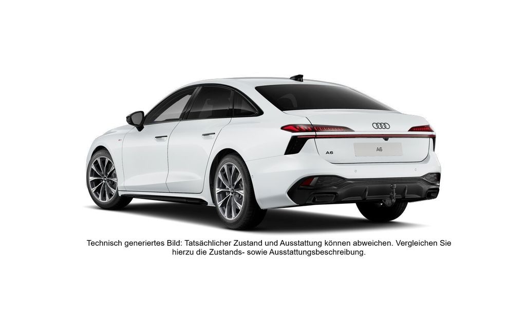 Audi A6 2026 г. Белый, пробег 25600 км
