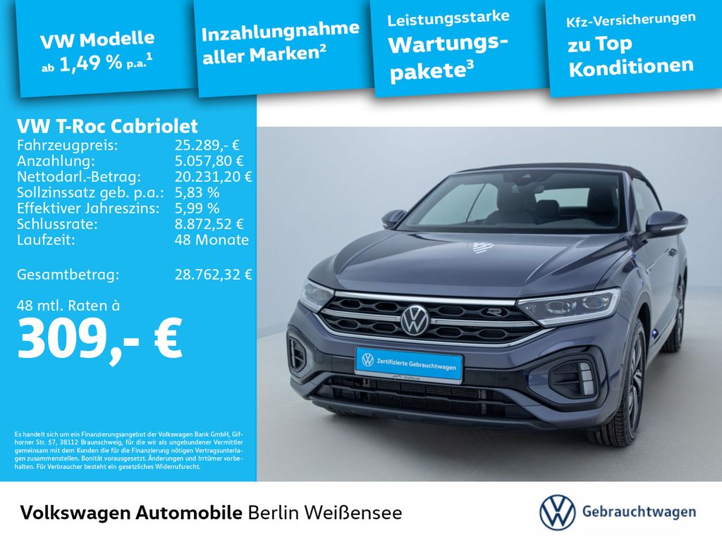 Volkswagen T-Roc 2022 г. Серый, пробег 30053 км