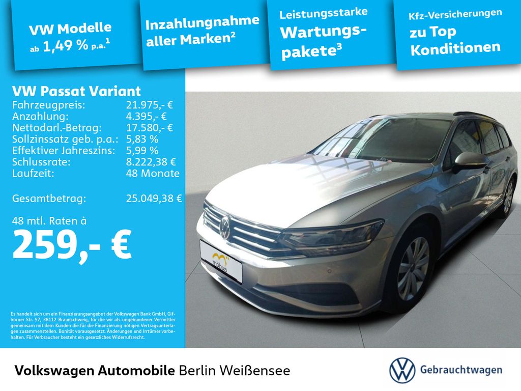 Volkswagen PASSAT VARIANT 2023 г. Серебристый, пробег 30479 км