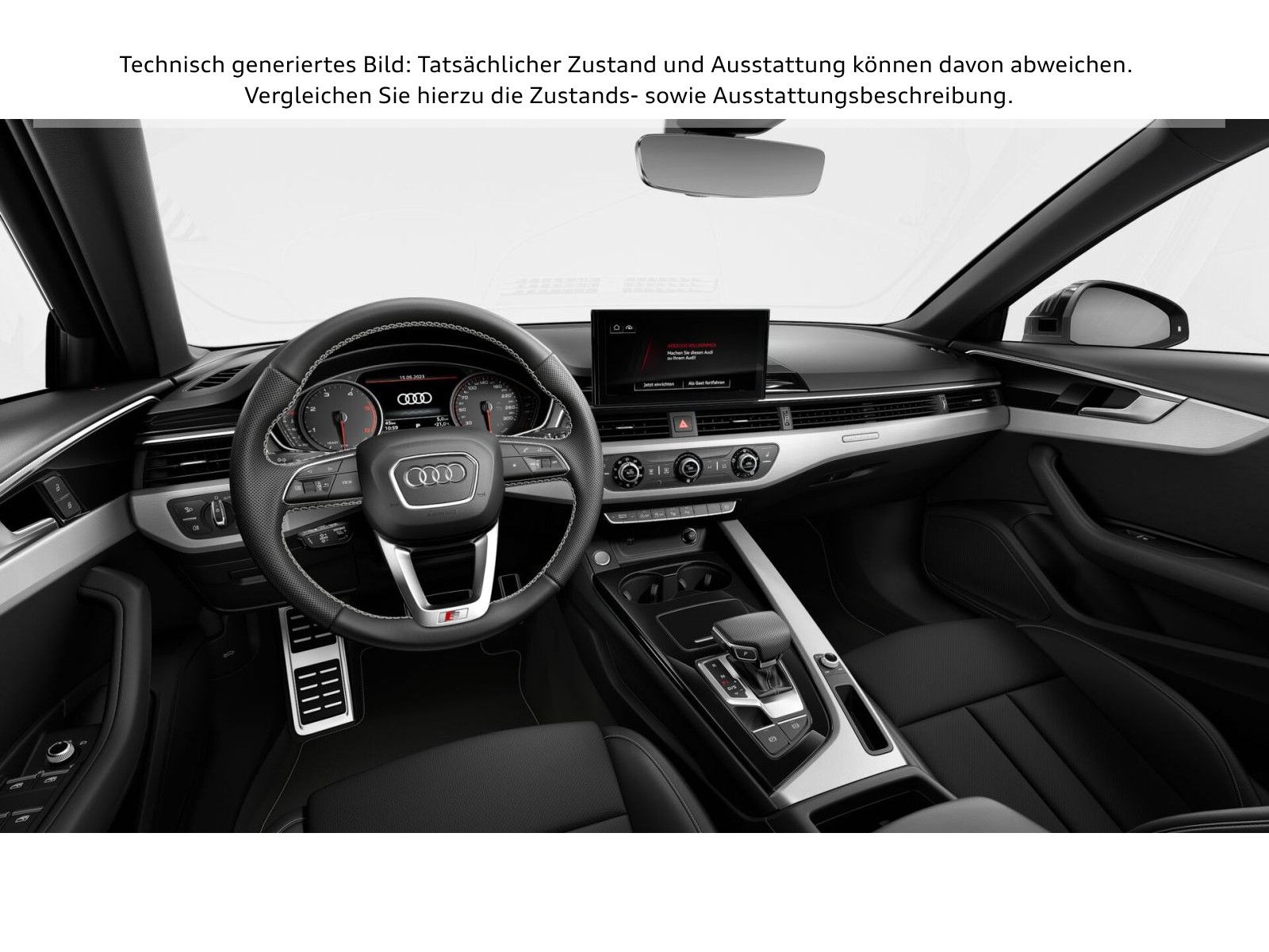 Audi A4 2023 г. Зелёный, пробег 57735 км