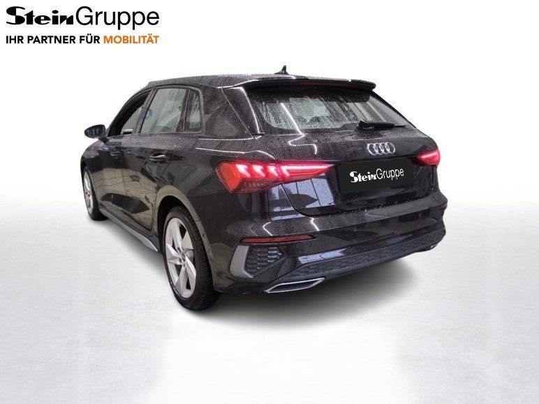 Audi A3 2023 г. Чёрный, пробег 40950 км