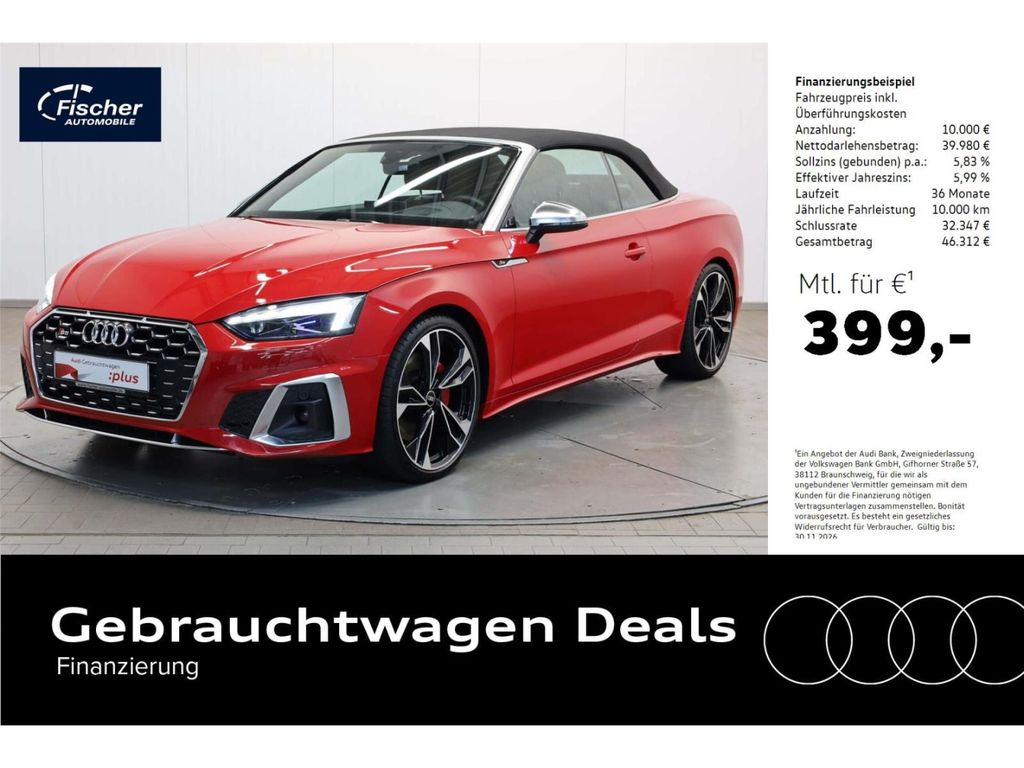 Audi S5 2022 г. Красный, пробег 44915 км