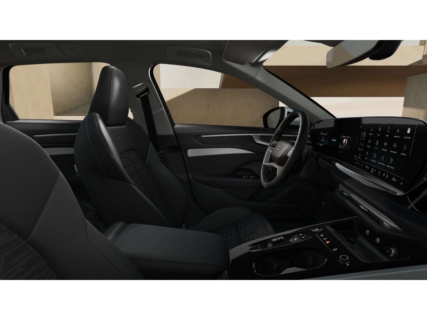 Audi A6 2025 г. Белый, пробег 26412 км
