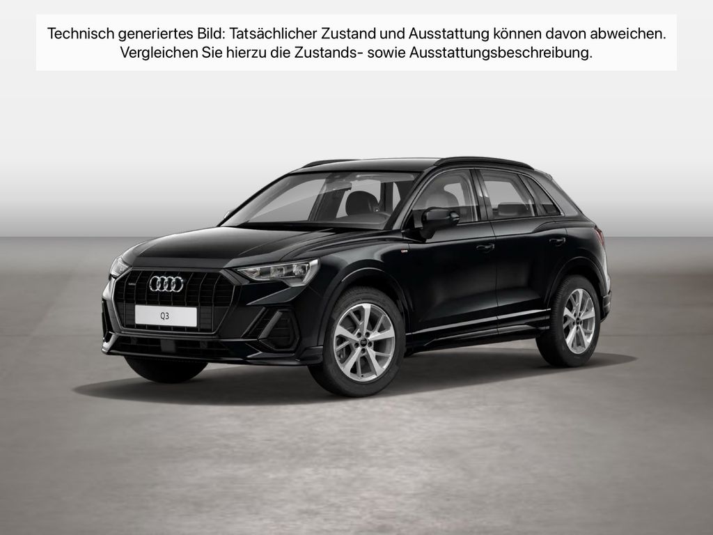 Audi Q3 2021 г. Чёрный, пробег 50100 км