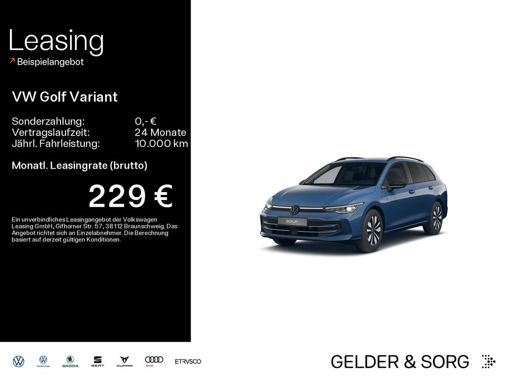 Volkswagen Golf 2025 г. Синий, пробег 15250 км