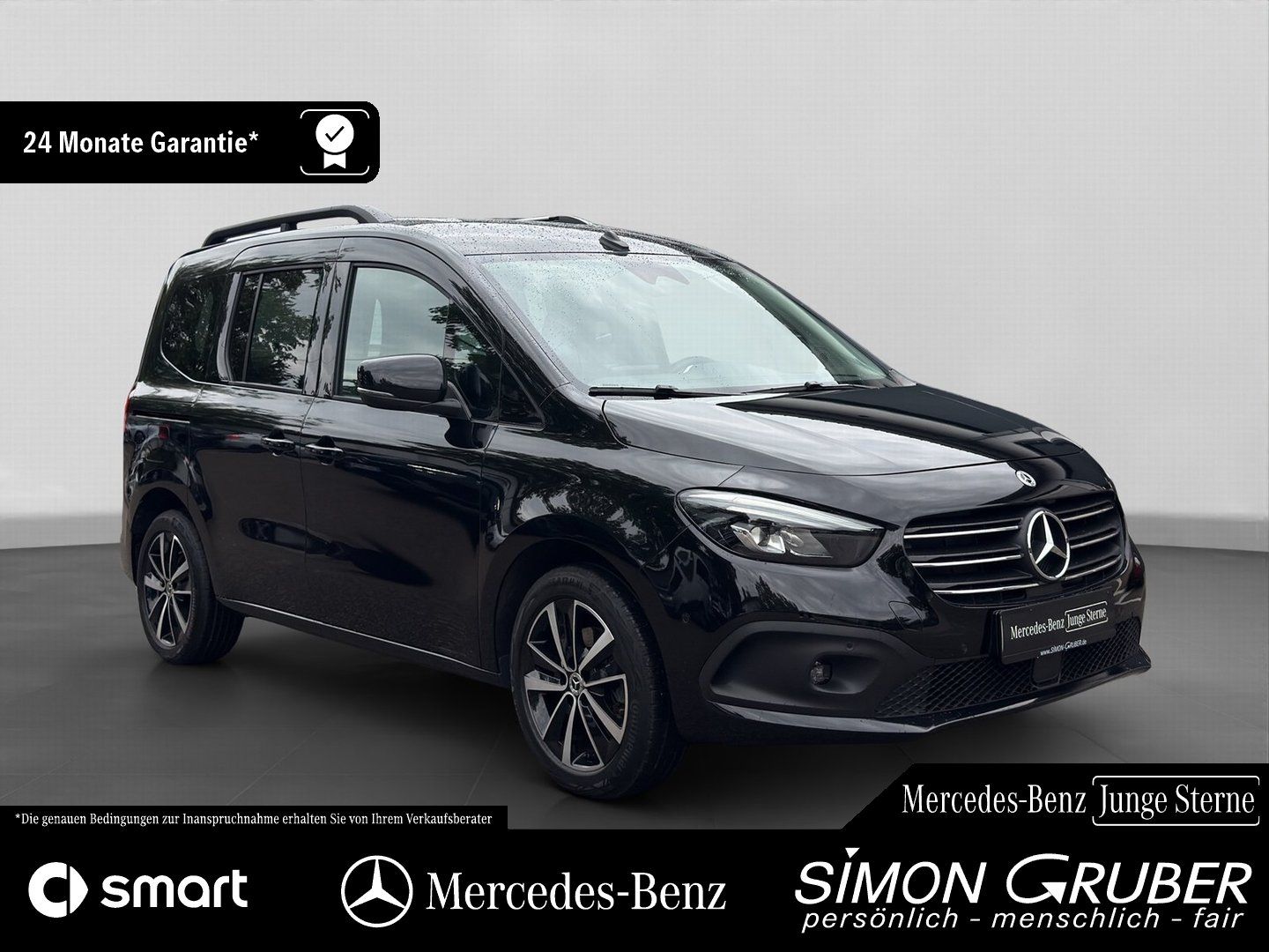 Mercedes-Benz T-CLASS 2024 г. Чёрный, пробег 40215 км