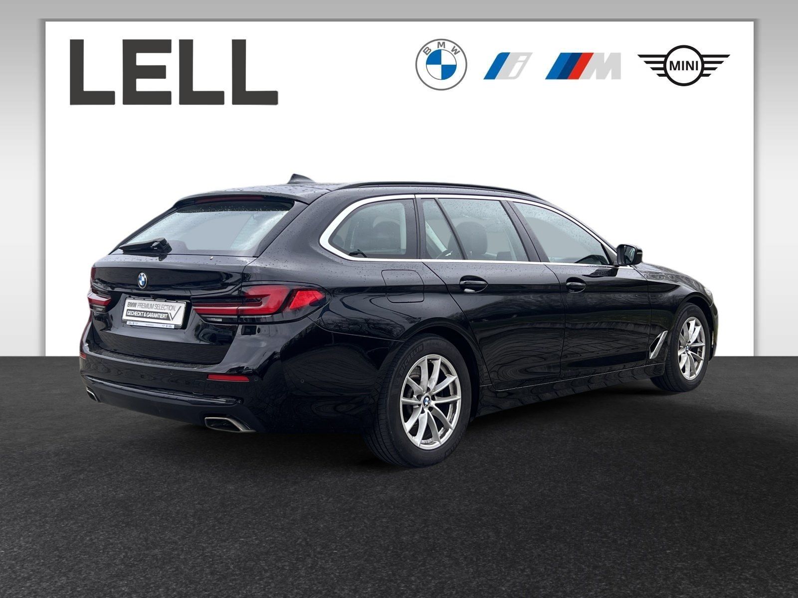 BMW 530 2022 г. Чёрный, пробег 59315 км