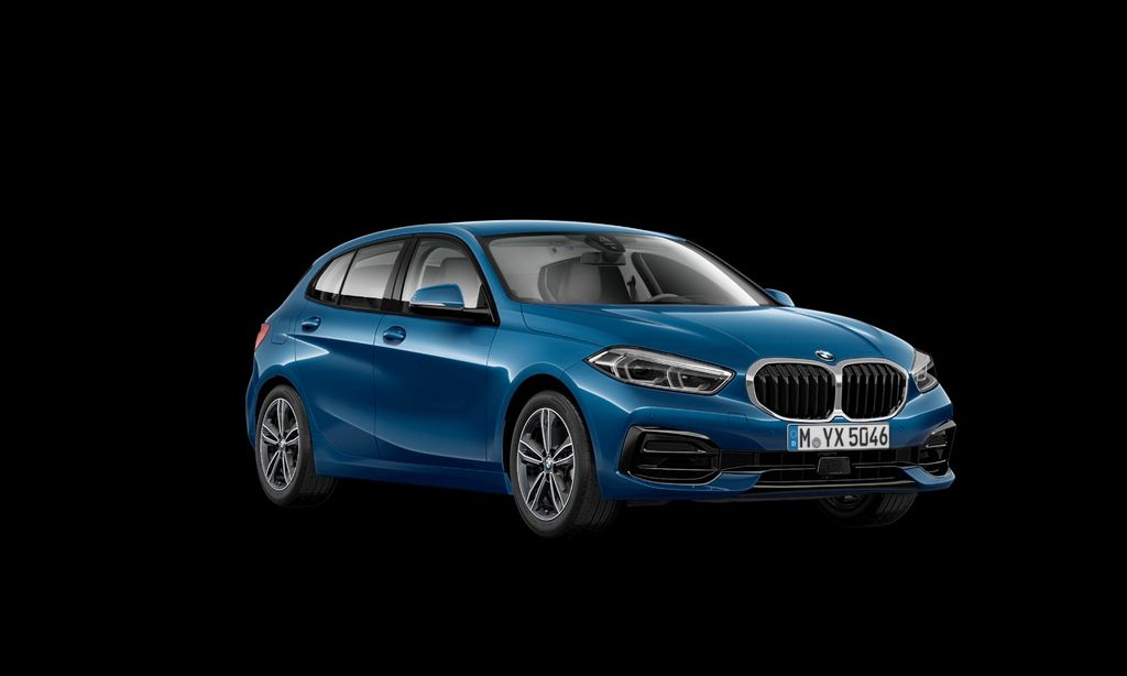 BMW 118 2023 г. Синий, пробег 37100 км