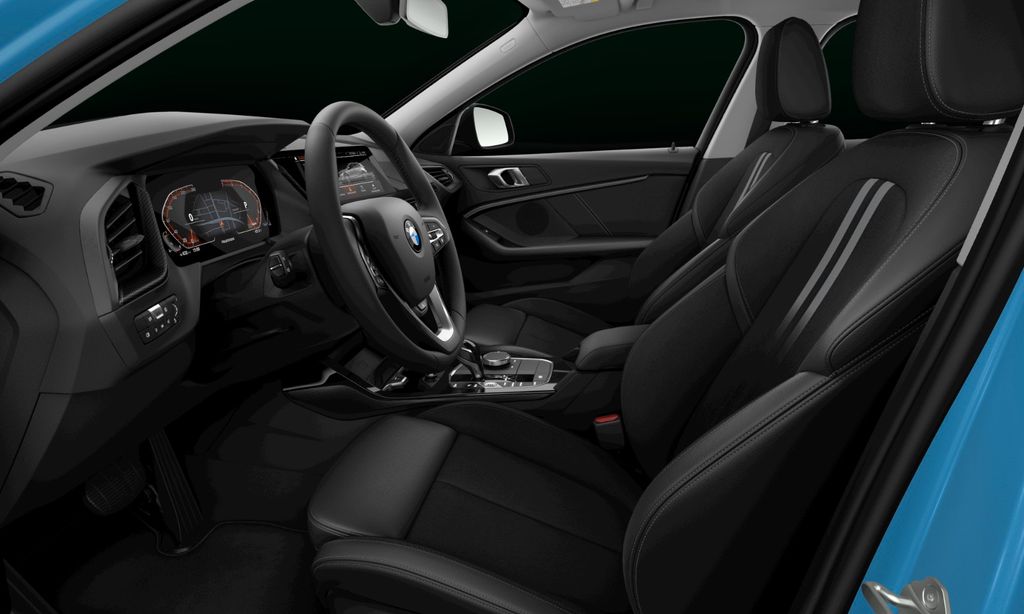 BMW 118 2023 г. Синий, пробег 37100 км