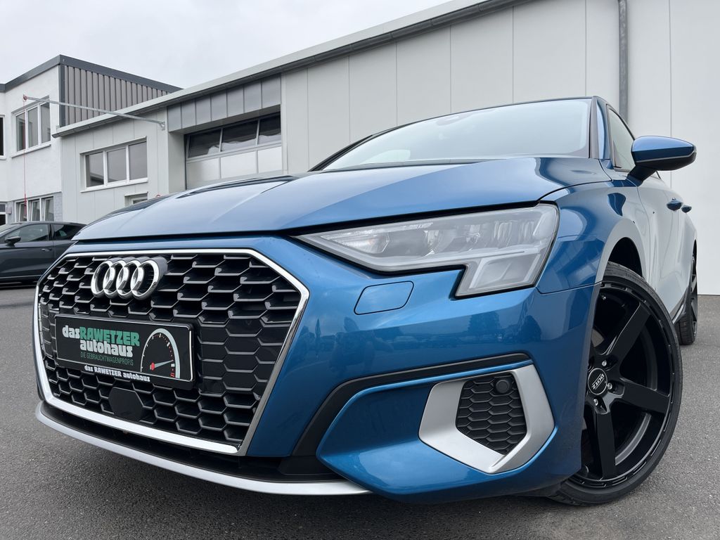 Audi A3 2022 г. Синий, пробег 36066 км