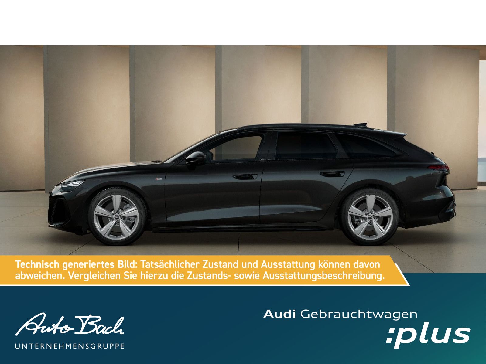 Audi A6 2025 г. Чёрный, пробег 29610 км