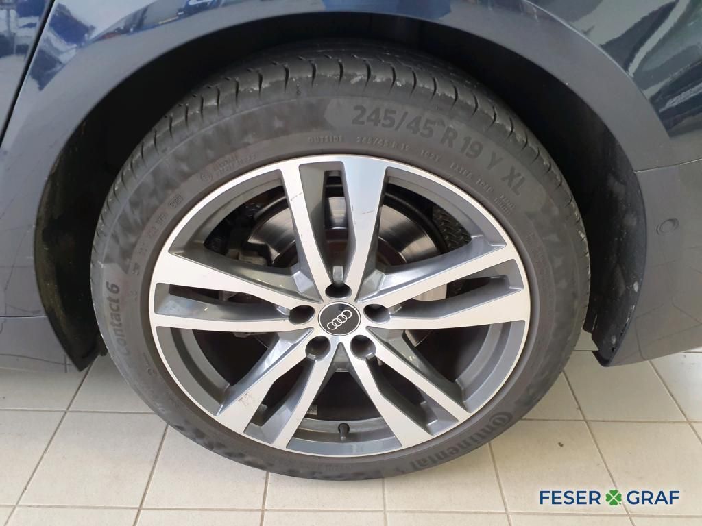 Audi A6 2023 г. Синий, пробег 44750 км