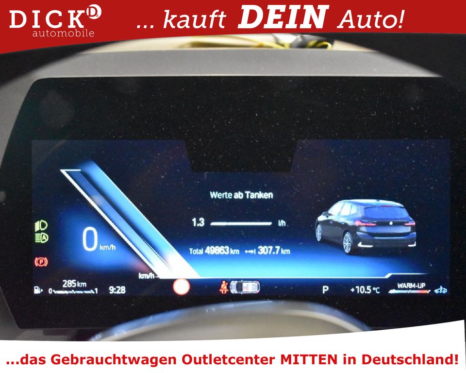 BMW 218 ACTIVE TOURER 2023 г. Чёрный, пробег 49900 км