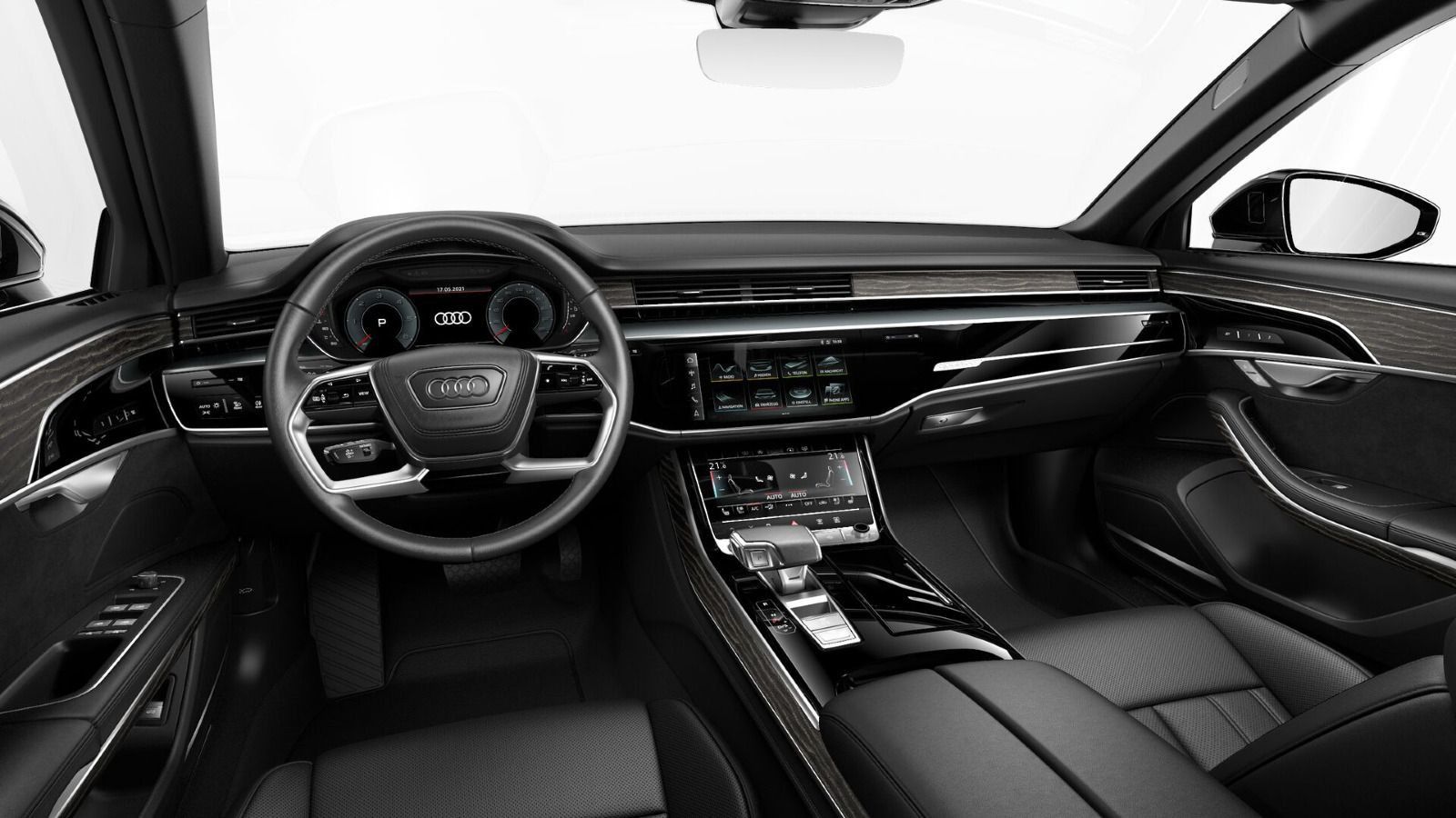 Audi A8 2022 г. Чёрный, пробег 55300 км