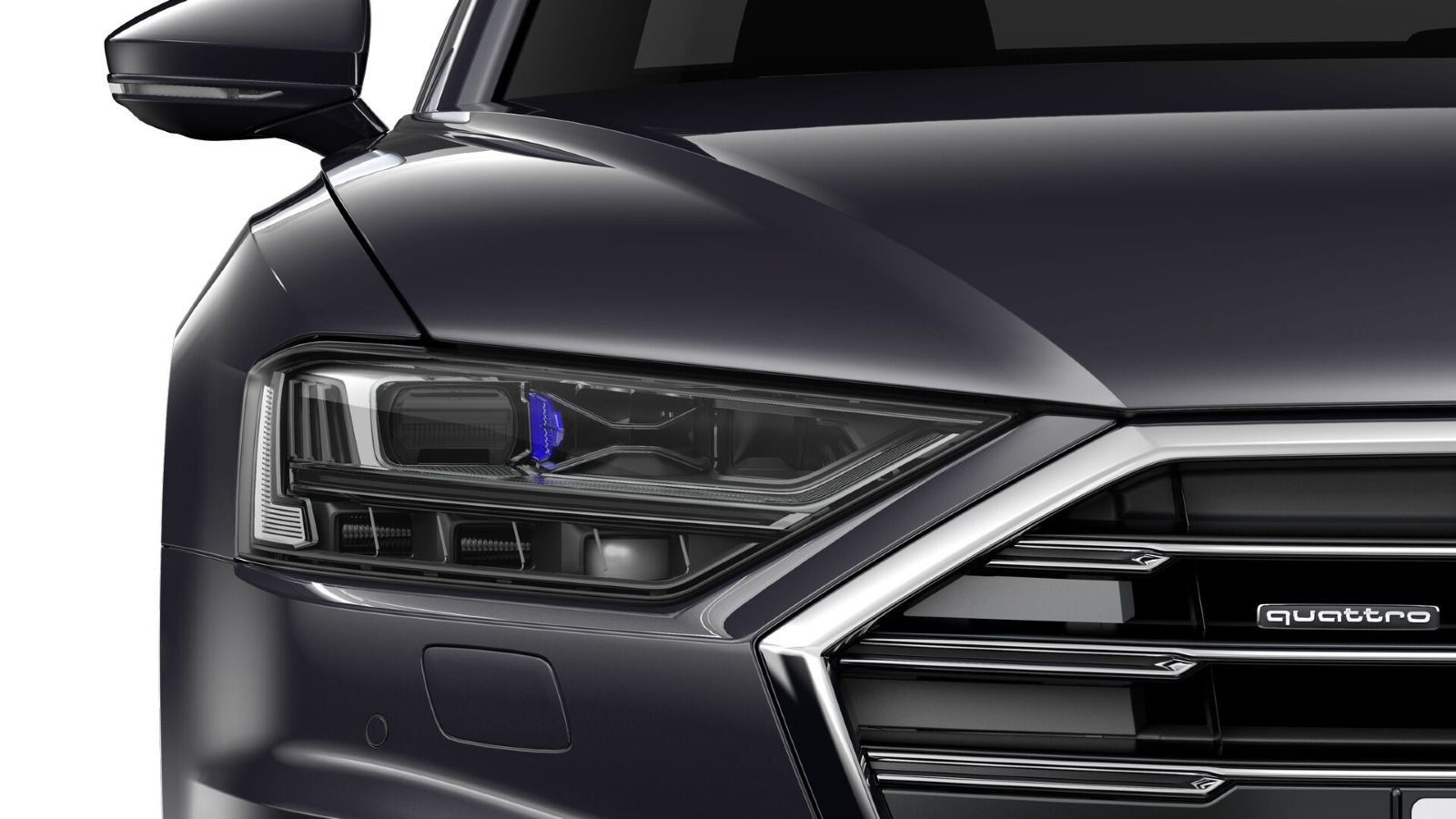 Audi A8 2022 г. Чёрный, пробег 55300 км