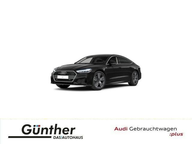 Audi A7 2023 г. Чёрный, пробег 48900 км
