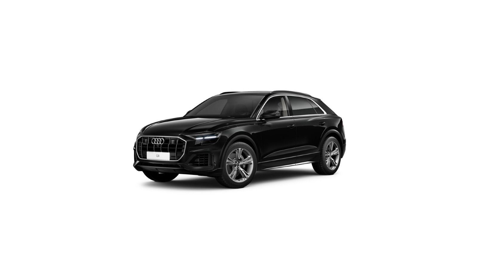 Audi Q8 2023 г. Чёрный, пробег 42500 км
