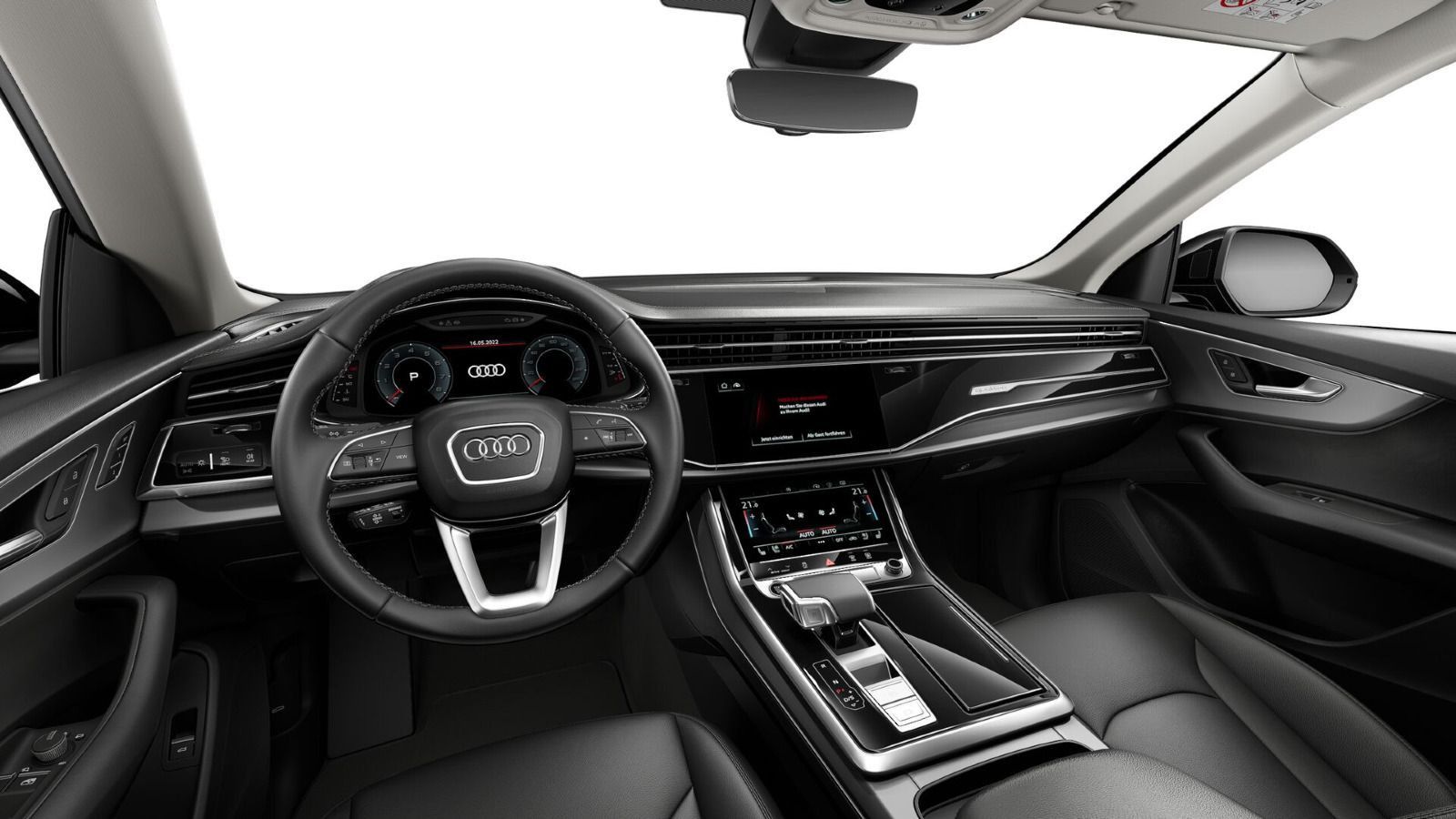 Audi Q8 2023 г. Чёрный, пробег 42500 км